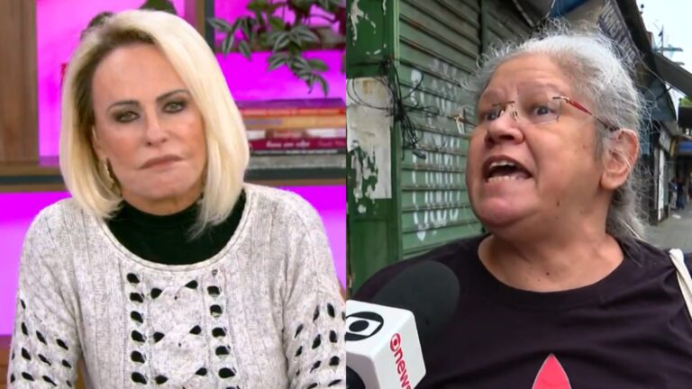 Ana Maria Braga se comove com depoimento de moradora do RJ: ‘Você tem razão’