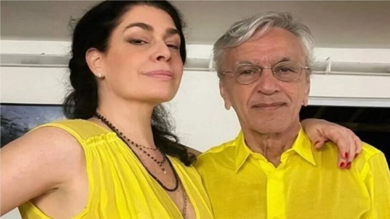 Não gostou? Veja a reação de Caetano Veloso ao ver foto da esposa sem roupa na web