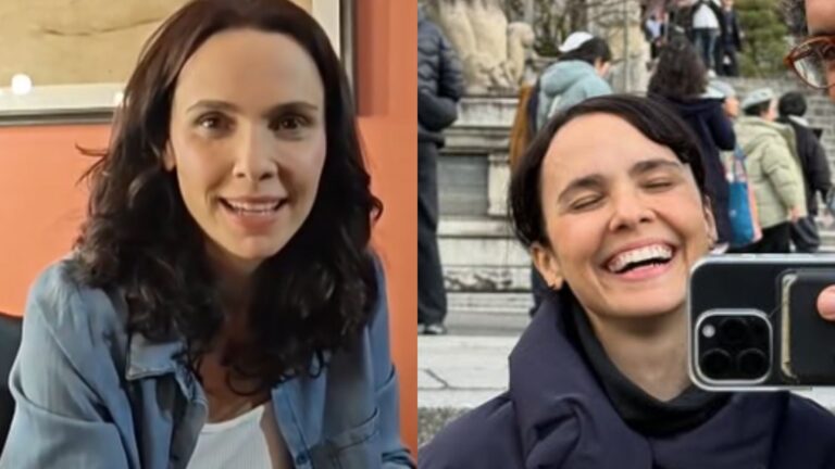 Discreta! Débora Falabella exibe fotos raras com o marido; veja