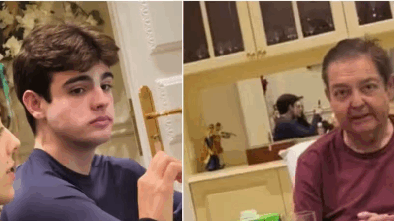 Filho de Faustão de 17 anos causa polêmica em jantar; saiba o motivo