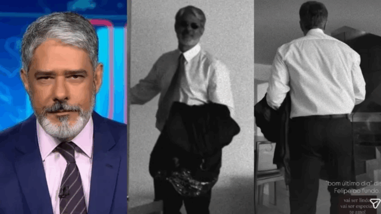Despedida! Esposa de Bonner mostra o marido saindo para apresentar último Jornal Nacional