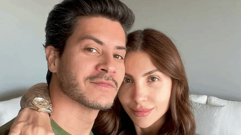 Esposa de Arthur Aguiar fala sobre se confia no marido: ‘Só em Deus’