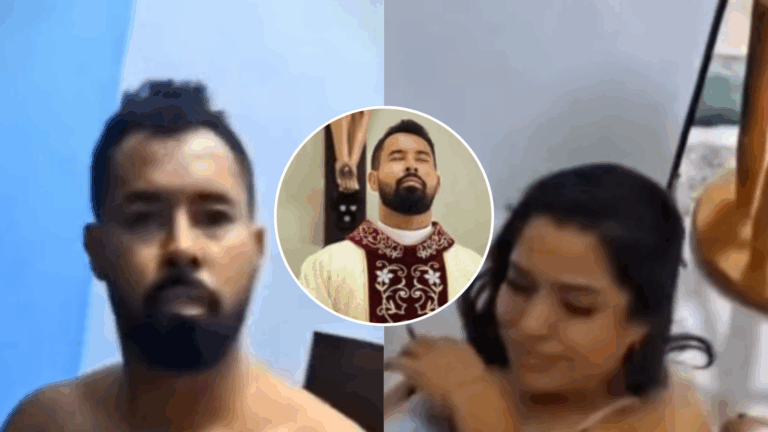 Padre se pronuncia sobre envolvimento íntimo com fiel após ser flagrado na casa paroquial