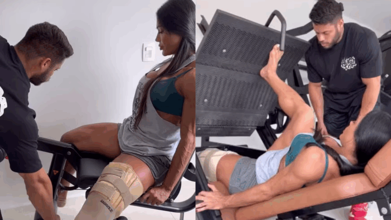 Gracyanne Barbosa ignora risco de ficar assimétrica por treinar apenas uma perna