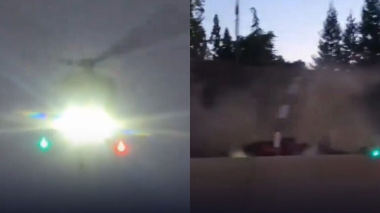 VÍDEO! Helicóptero cai com três pessoas; saiba o real estado das vítimas
