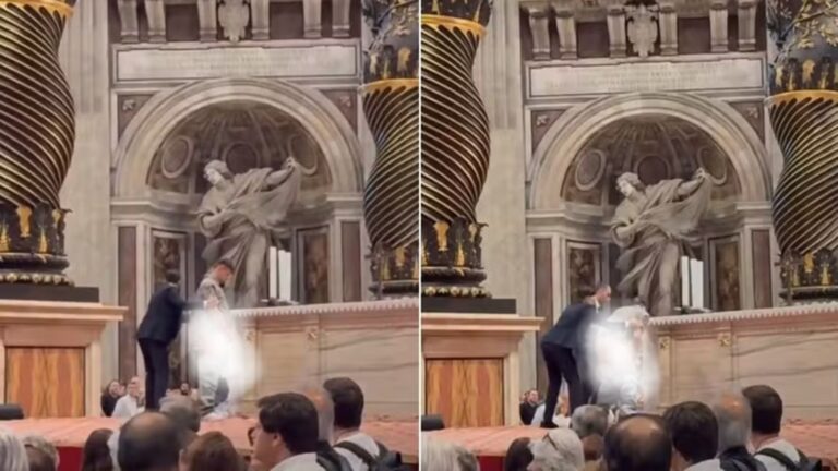 Homem urina na Basílica de São Pedro e deixa Papa Leão XIV ‘chocado’; veja