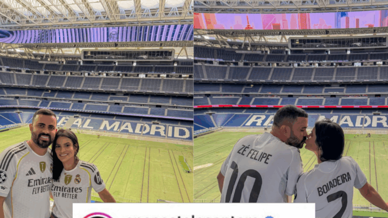 Indireta? Ana Castela reage a homenagem de fãs a Zé Felipe em estádio do Real Madrid