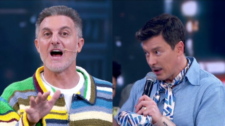 Luciano Huck faz revelação sobre Rodrigo Faro no Domingão: ‘Quando ele saiu da Record’
