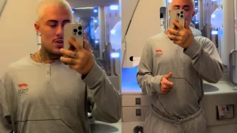 MC Daniel surge de pijama e volume rouba a cena: ‘Pijaminha safado’