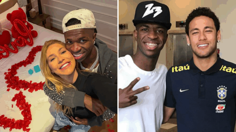Neymar reage após Vini Jr. assumir namoro com Virginia