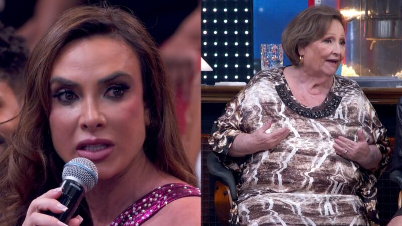 Nicole Bahls esclarece polêmica no Domingão e Déa Lúcia rebate: ‘Me chama de vaca’