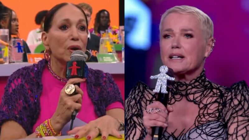 Susana Vieira comete gafe e rebate Xuxa durante o Criança Esperança: ‘A gente não pode começar assim’