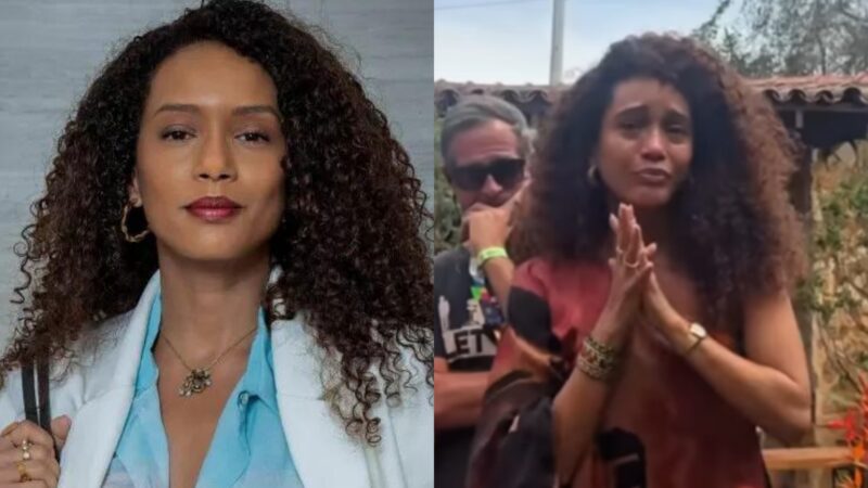 Taís Araujo chora em vídeo feito nos bastidores de Vale Tudo: ‘Eu continuei firme’