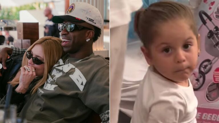 Presente caro! Saiba quanto custou o mimo que Vini Jr. deu para Maria Flor