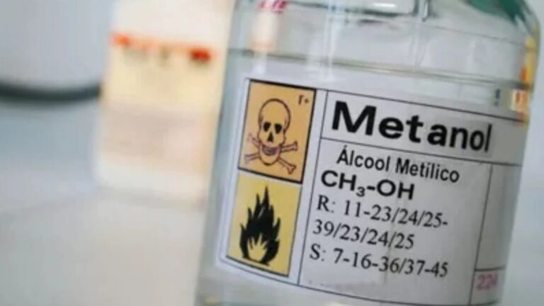 Alerta: Metanol já provoca 9 mortes e ultrapassa 100 casos confirmados de intoxicação
