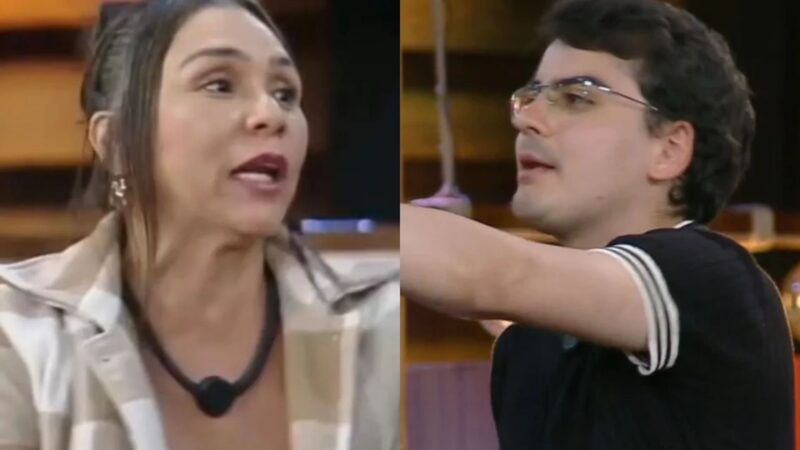 ‘A Fazenda 17’: Ex-aliados, Yoná e Dudu protagonizam barraco: ‘Traidora’