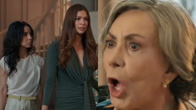 Três Graças: Josefa fala demais sobre Arminda com Ferette na frente de Zenilda e é enforcada