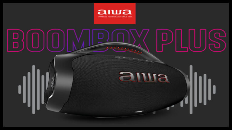 Oferta do dia: desconto de 57% na caixa de som Boombox Plus da AIWA