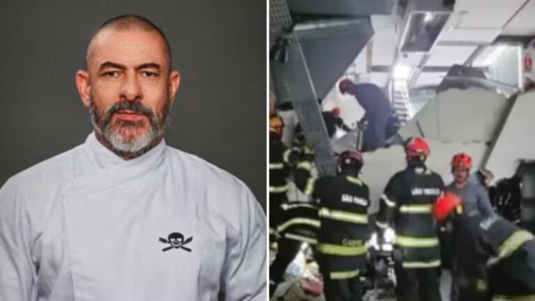 Saiba a real causa do desabamento do teto do restaurante onde Henrique Fogaça é chef