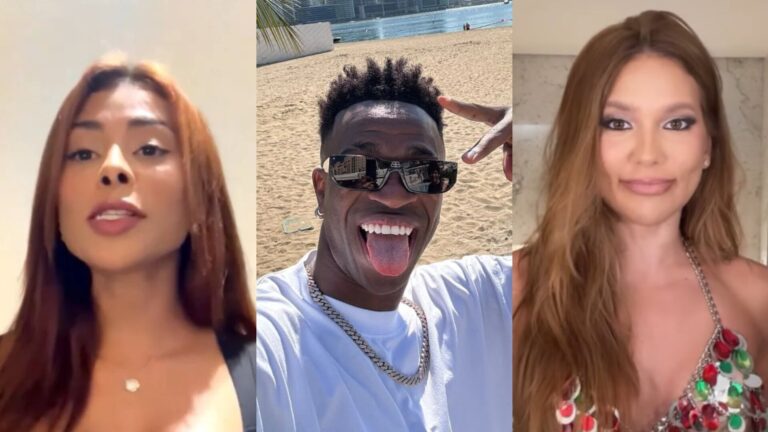 Vídeo íntimo, trisal e viagem: Veja as revelações de modelo sobre affair com Vini Jr.