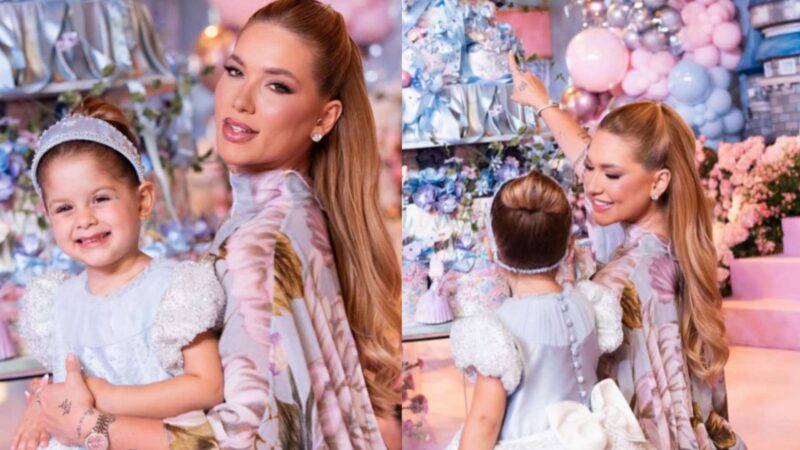 5 mil flores de açúcar: Saiba quanto custou o bolo do aniversário da filha de Virginia