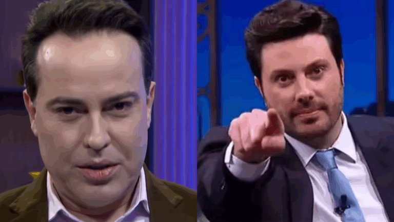 Polêmica! Danilo Gentili debocha da demissão de Rinaldi Faria do SBT