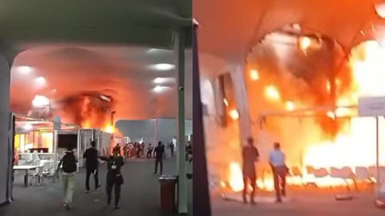 GRAVE! Incêndio provoca correria no pavilhão da COP30; veja o vídeo