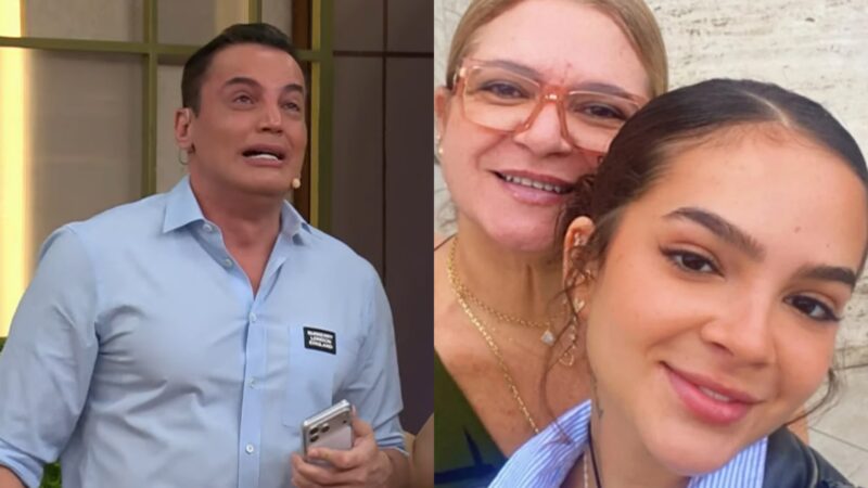 Leo Dias chora ao vivo ao lembrar de drama pessoal enquanto noticiava a morte da mãe de Mel Maia: ‘Fui idiota’