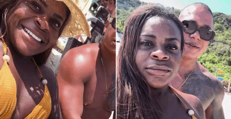 Jojo Todynho curte praia com namorado e posa de biquíni após emagrecer 80 kg