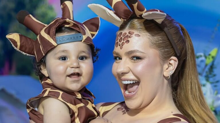 Roupa de Viih Tube para festa de 1 ano do filho chama atenção: ‘Nossa…’
