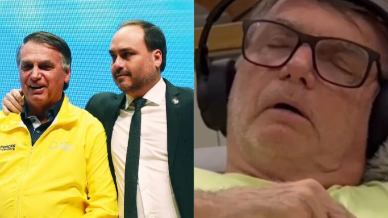 Bolsonaro surge soluçando em vídeo de desabafo do filho: ‘Doloroso demais’