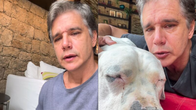 Márcio Garcia anuncia morte do cachorro da família e lamenta: ‘Me senti culpado’