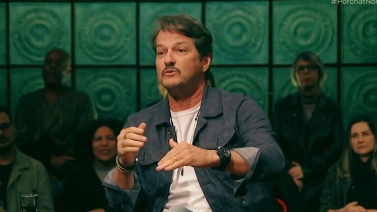 Marcelo Serrado relembra flagra de paparazzo no início de romance com esposa