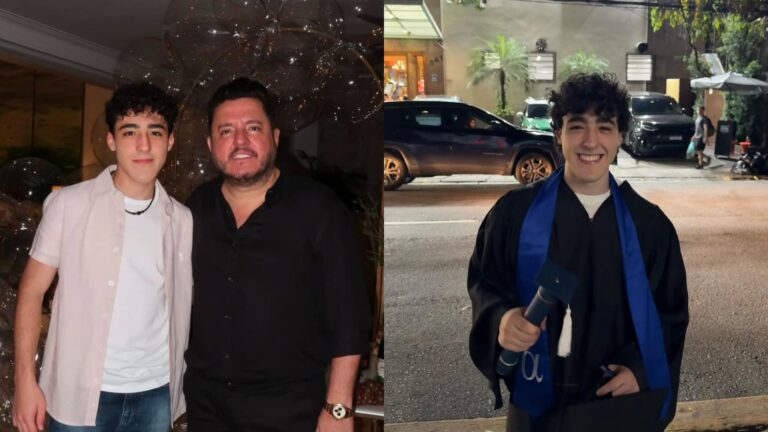 Filho de Bruno, da dupla com Marrone, celebra formatura e faz declaração surpreendente: ‘Não acreditou’