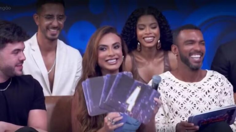 Nicole Bahls comete gafe na final da Dança dos Famosos: ‘Delay’