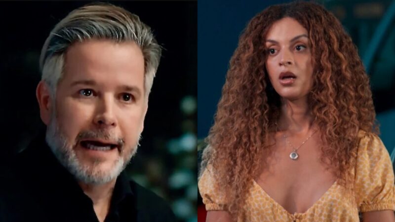 Três Graças: Ferette pressiona Viviane na frente de Leonardo e precisa de ambulância com revelação