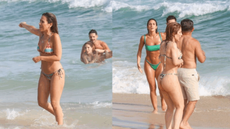 Finalistas do ‘Dança dos Famosos’, Wanessa e Manu Bahtidão curtem dia de folga na praia