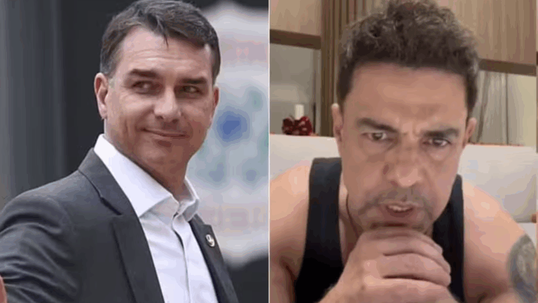 Flávio Bolsonaro detona Zezé Di Camargo após cantor dizer que SBT ‘se prostituiu’
