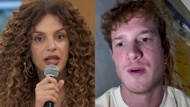 Viviane de Três Graças, Gabriela Loran diz estar apaixonada por Pedro Novaes e o ator a surpreende: ‘Eu quero…’