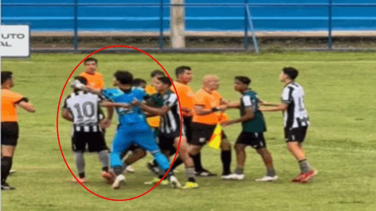 Goleiro igual o pai, filho de Eliza Samudio e de Bruno briga durante jogo em Brasília