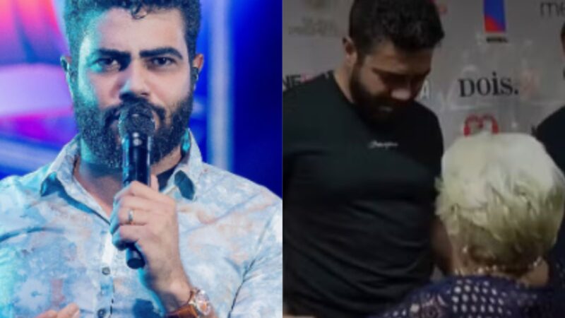 Henrique, dupla com Juliano, viraliza ao receber cantada de idosa: ‘Perigo’
