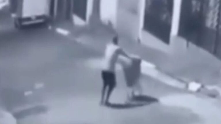 Homem flagrado empurrando carrinho de supermercado com corpo de mulher é identificado