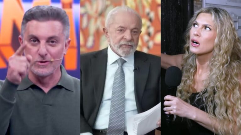 Fã do Lula? Detalhe durante entrega de 1 milhão ao vivo no ‘Domingão’ rouba a cena