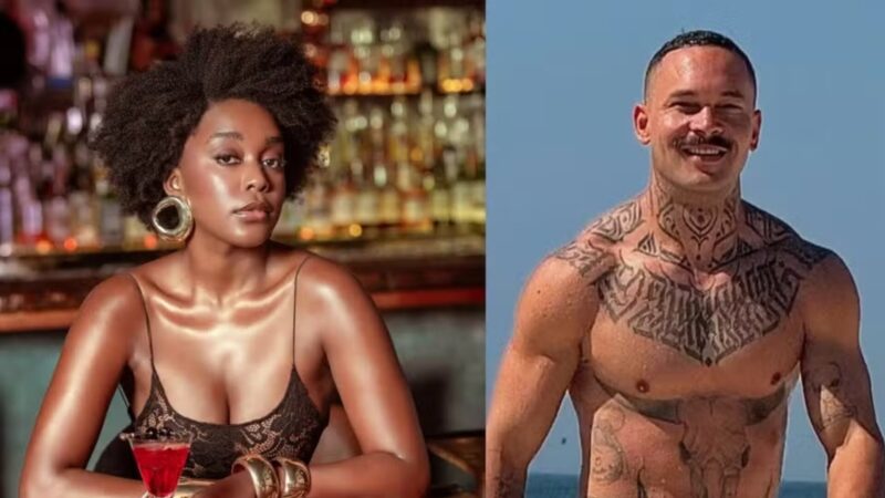Atriz de ‘Três Graças’, vive romance discreto com cabo da PM que virou influenciador