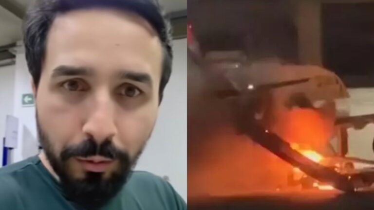 Passageiro relata momento de pânico em incêndio no aeroporto: ‘Socorro’
