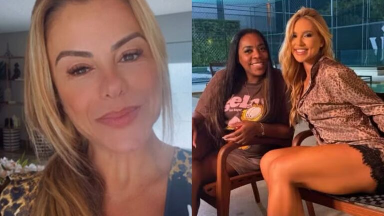 Poliana Rocha reage após ser comparada com mãe de Vini Jr.: ‘Triste ouvir isso’