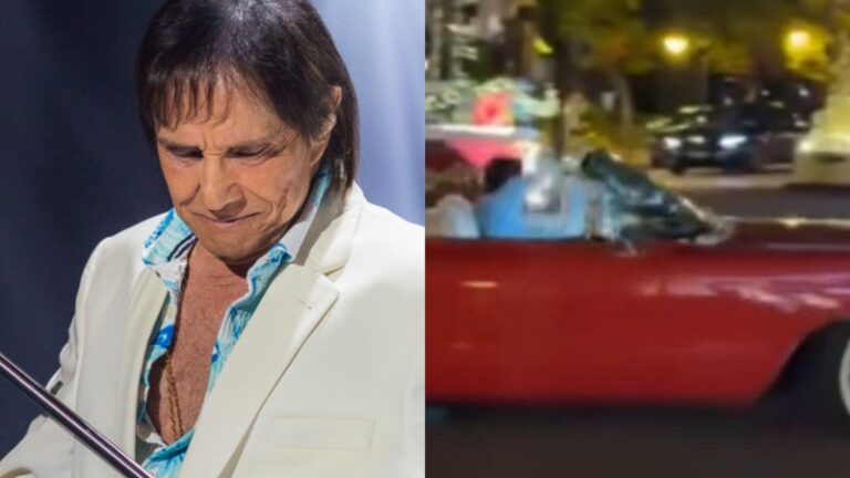 VÍDEO! Moradores mostram Roberto Carlos dirigindo Cadillac antes de acidente