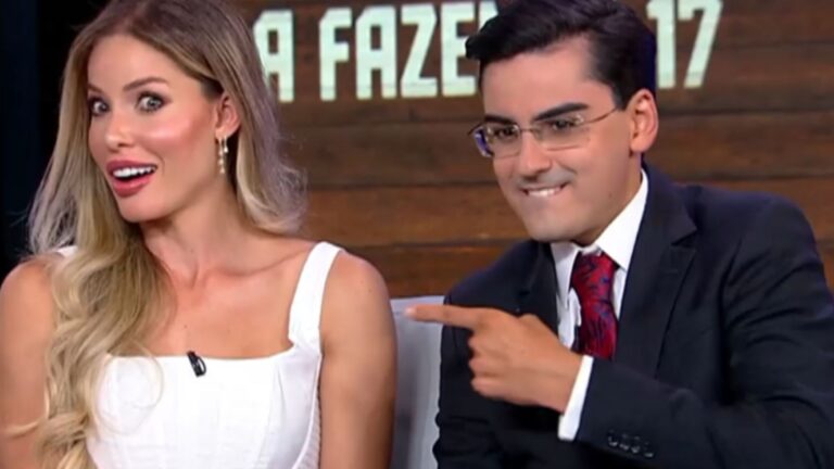 ‘A Fazenda 17’: Fora do confinamento, Dudu e Saory revelam se dormiram juntos