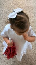 Helena, filha de Neymar, usou vestido da grife italina Dolce & Gabbana que custa em torno de R$ 13 mil - Reprodução/Instagram