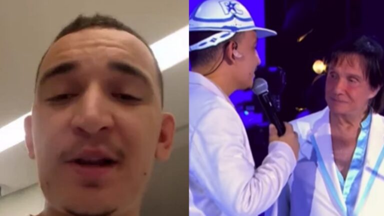 ‘Não vou lhe atrapalhar não’: João Gomes quebra o silêncio sobre climão com Roberto Carlos